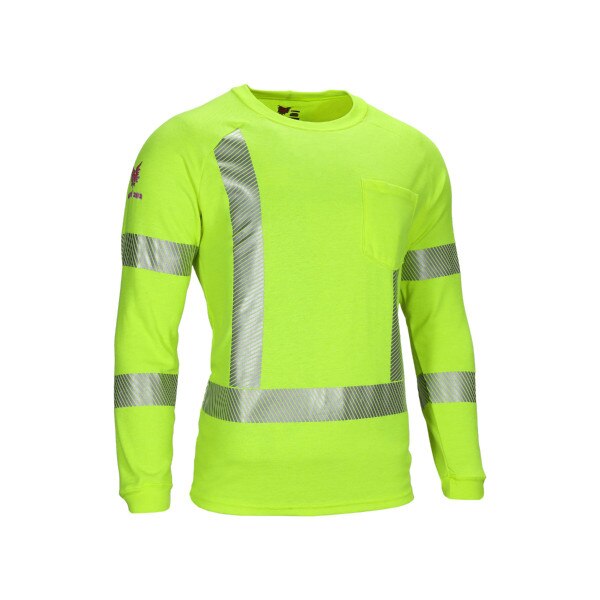 DRIFIRE Helix FR Long Sleeve Hi-Vis T-Shirt Class 3